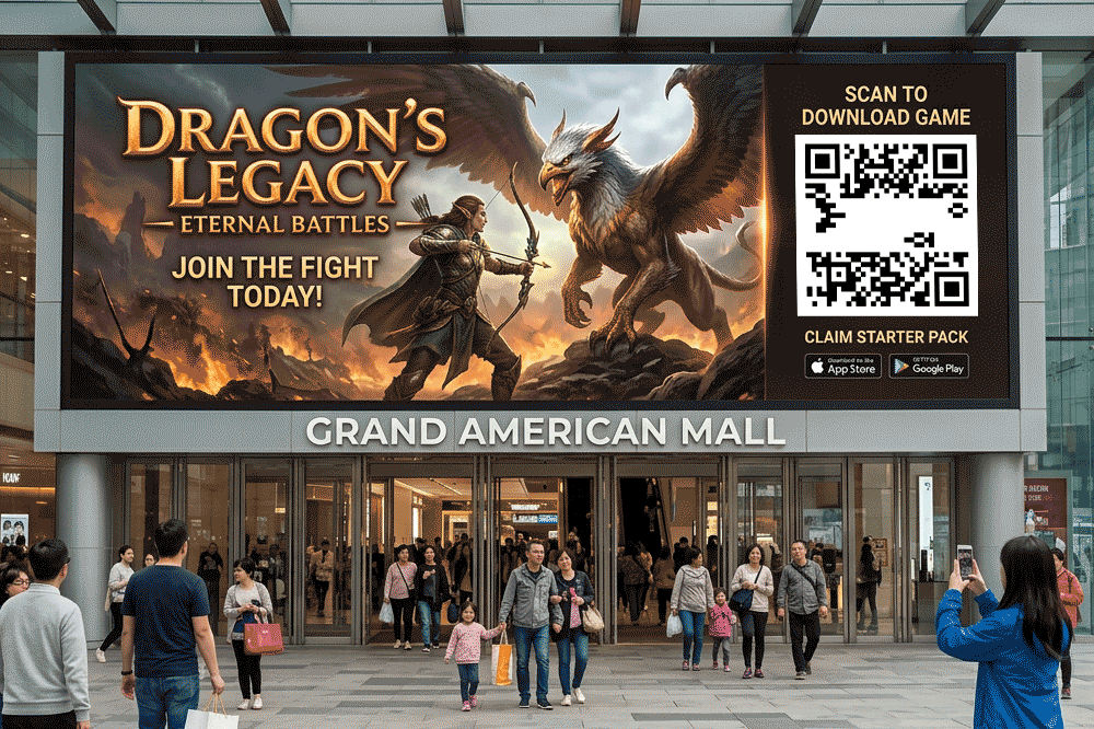 Motion Based Pixel QR example